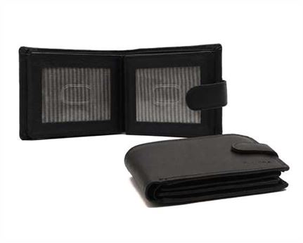 Genuine Leather RFID Black wallet
