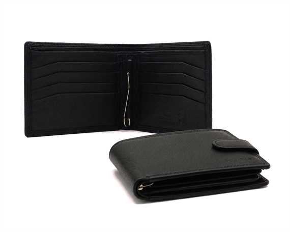 Genuine Leather RFID Black wallet