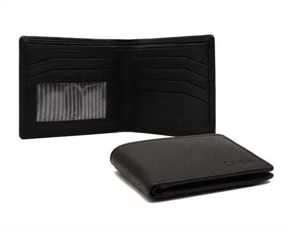 Genuine Leather RFID Black wallet