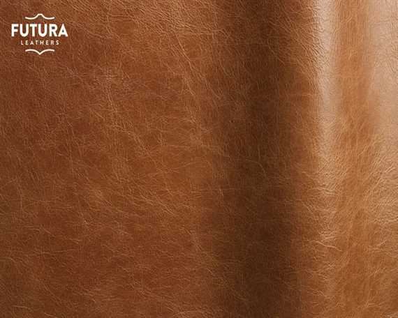 FUTURA PISTA HAZELNUT SEMI ANILINE UPHOLSTERY LEATHER FULL HIDE