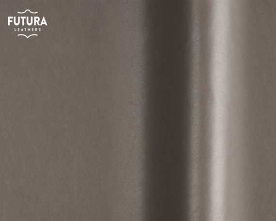 FUTURA SILK 0648 TAUPE UPHOLSTERY ANILINE LEATHER FULL HIDE