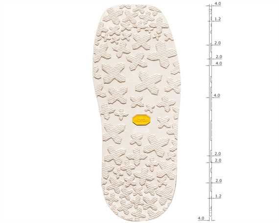 VIBRAM 1442 FRIEDRICH FULL SOLE CREAM 50/52