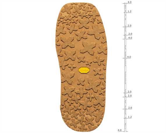 VIBRAM 1442 FRIEDRICH FULL SOLE FLINT 50/52