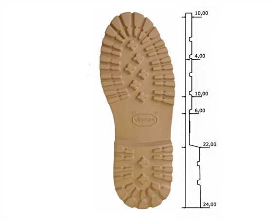 VIBRAM 4303 BETULLA FULL SOLE LEATHER 39-41