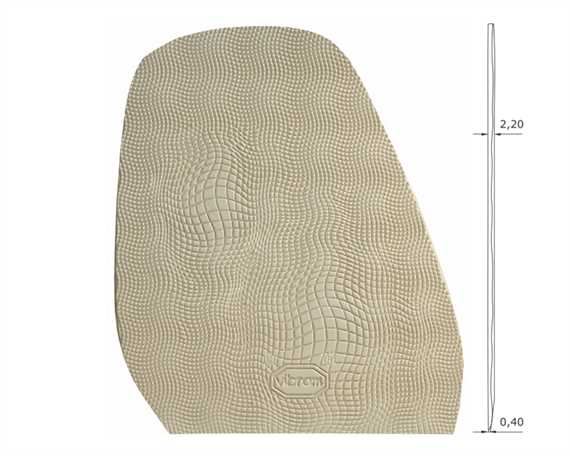 VIBRAM 2340 EXPLOSION HALF SOLE WHITE 3