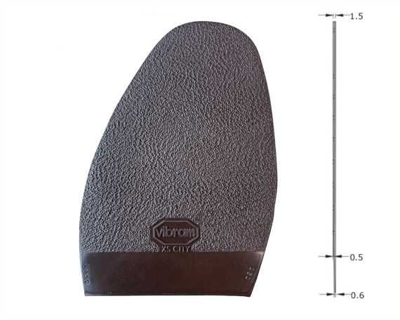 VIBRAM 2350 WHEN IN ROME HALF SOLE DARK BROWN 2